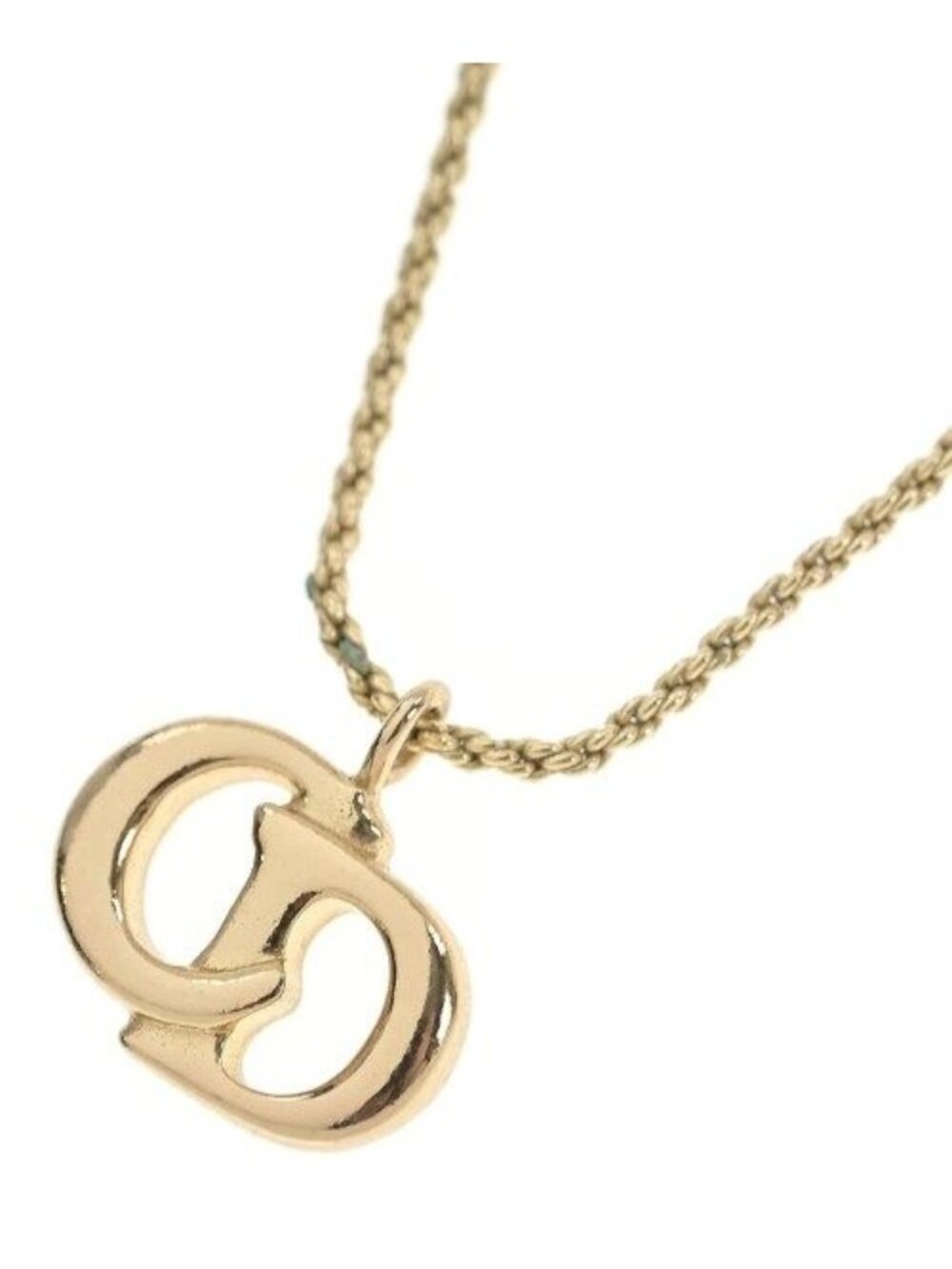 Dior Necklace Vintage Gold